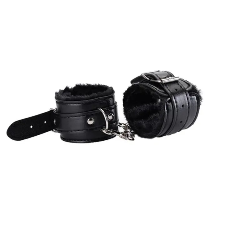 Leather-Style Lock & Key Wrist Bracelet