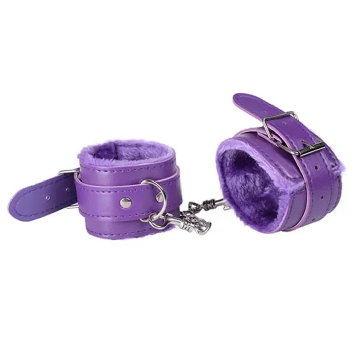 Leather-Style Lock & Key Wrist Bracelet